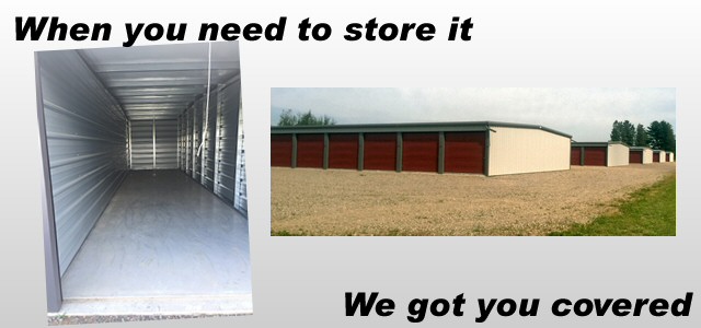 When you need to store it, we got you covered